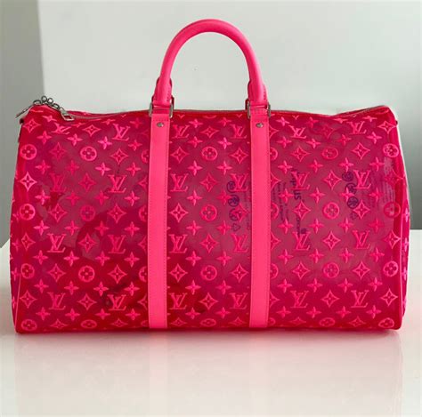 pink louis vuitton keepall|louis vuitton keepall 50 price.